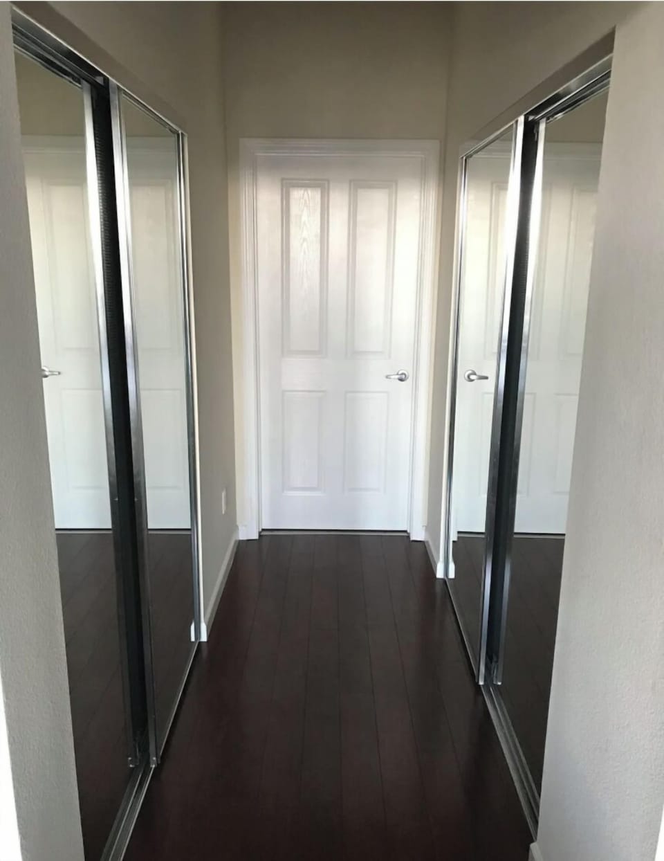 Master bedroom - 2 full closets with sliding door mirrors