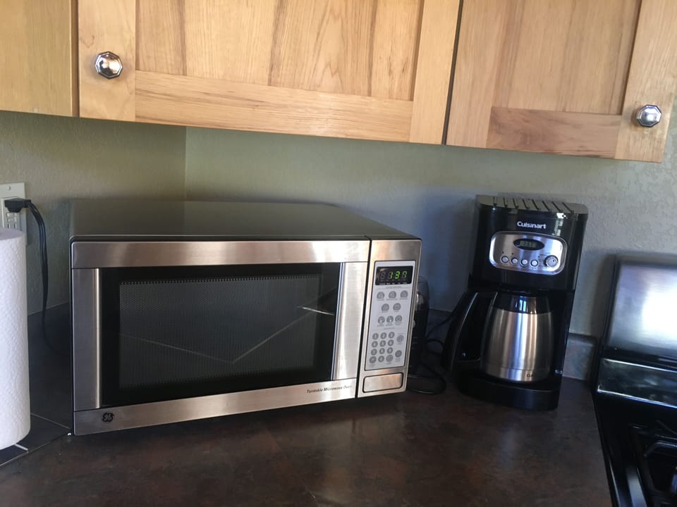 Microwave and regular coffee maker