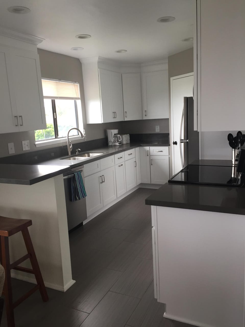 Newly remodeled kitchen.