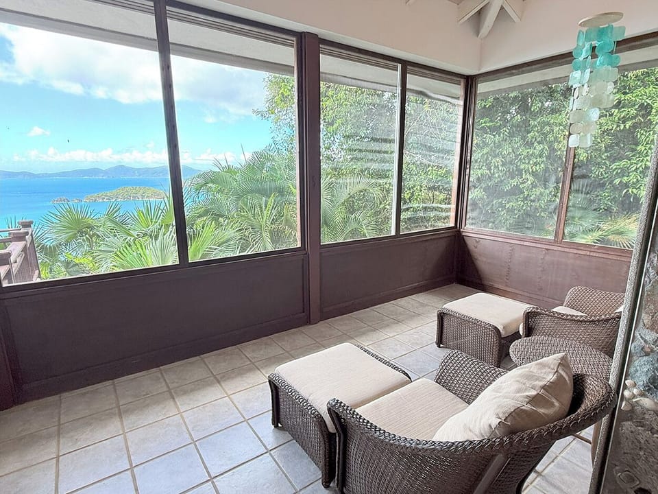 Imagine yourself, sitting here and looking out to this view