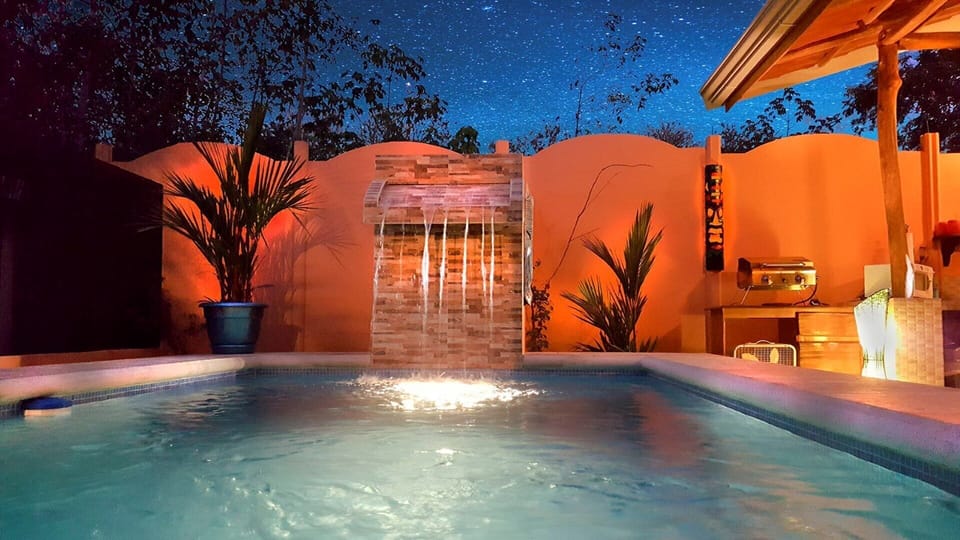 Full view of open skies while lounging in your pool every evening.