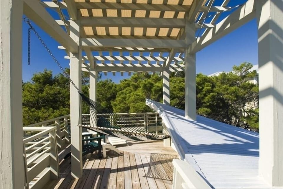 Upper Trellis Hammock in the Trees