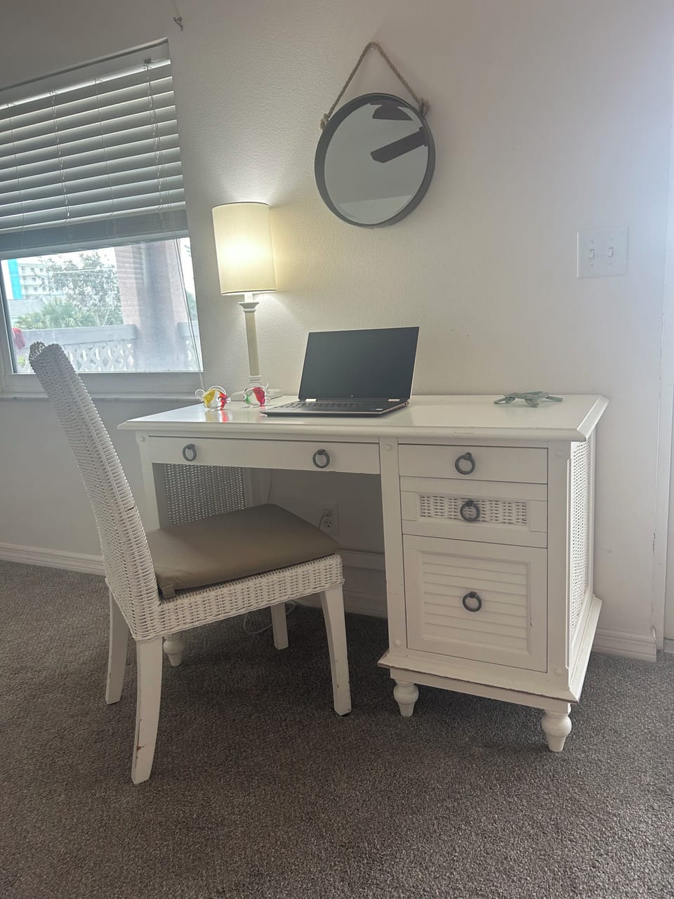 Desk in Master Bedroom for remote working!