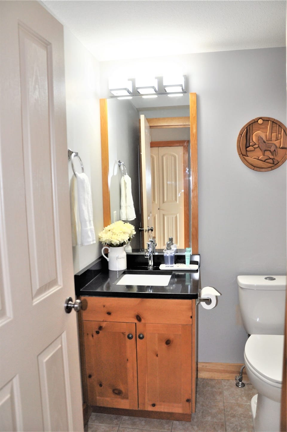 Main floor powder room