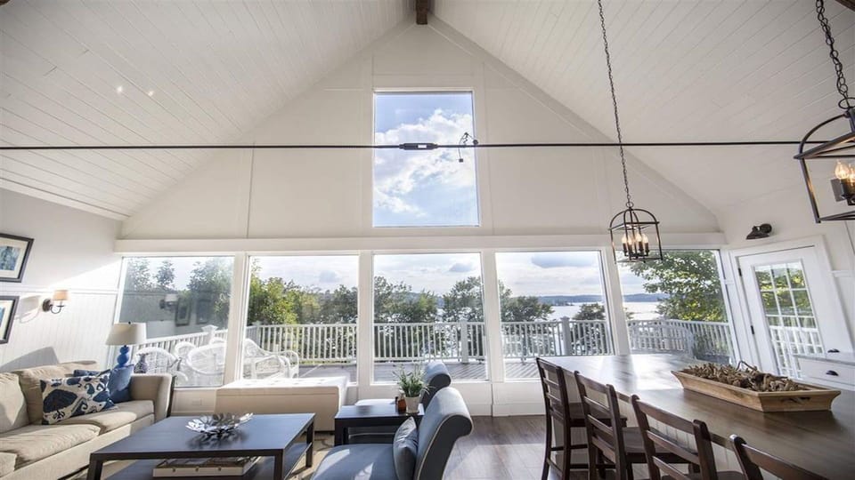 View from main level family room. 