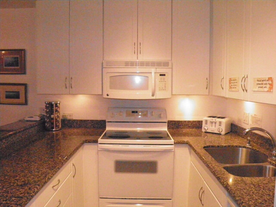 Granite counter tops and custom built units