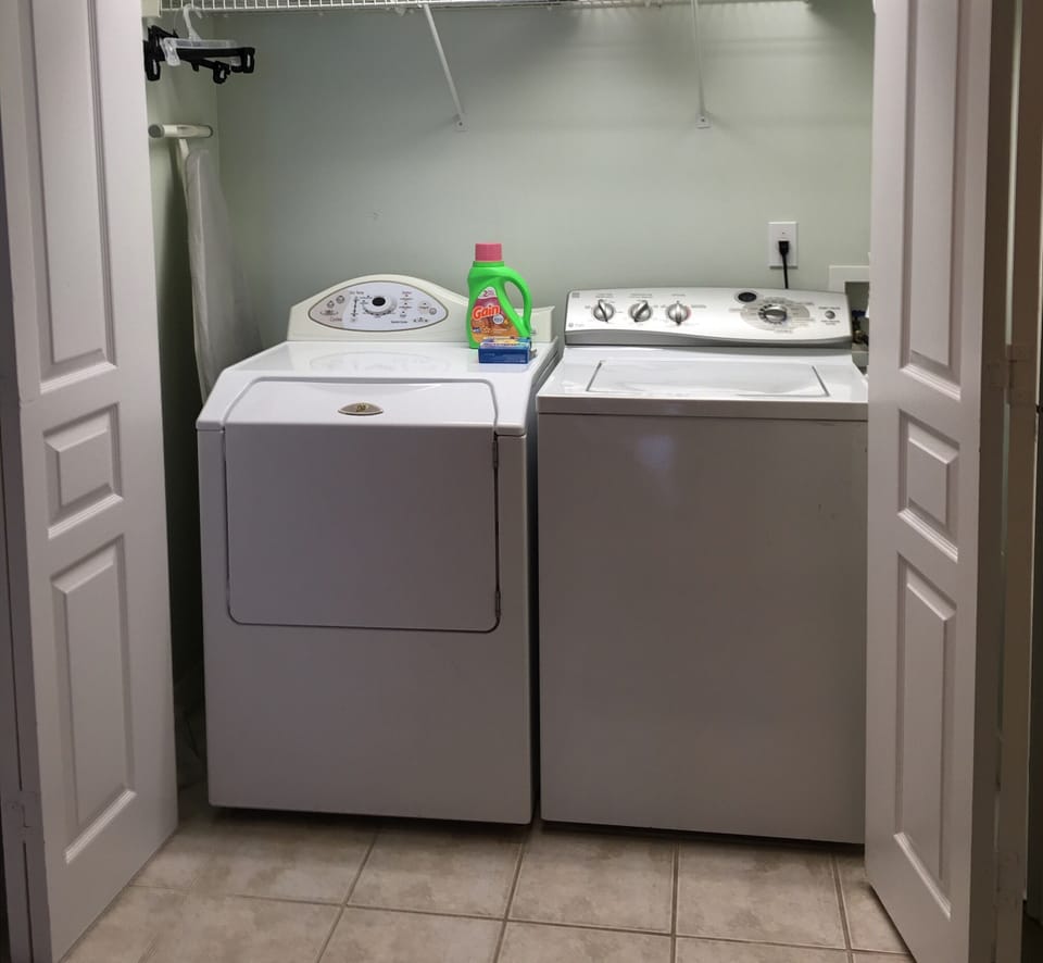 Full size washer and dryer