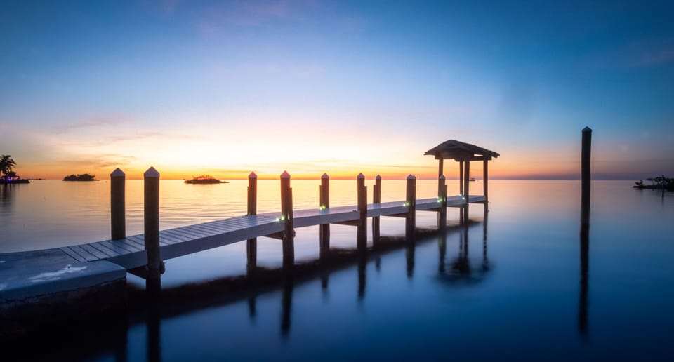 80' Dock @ Sunset