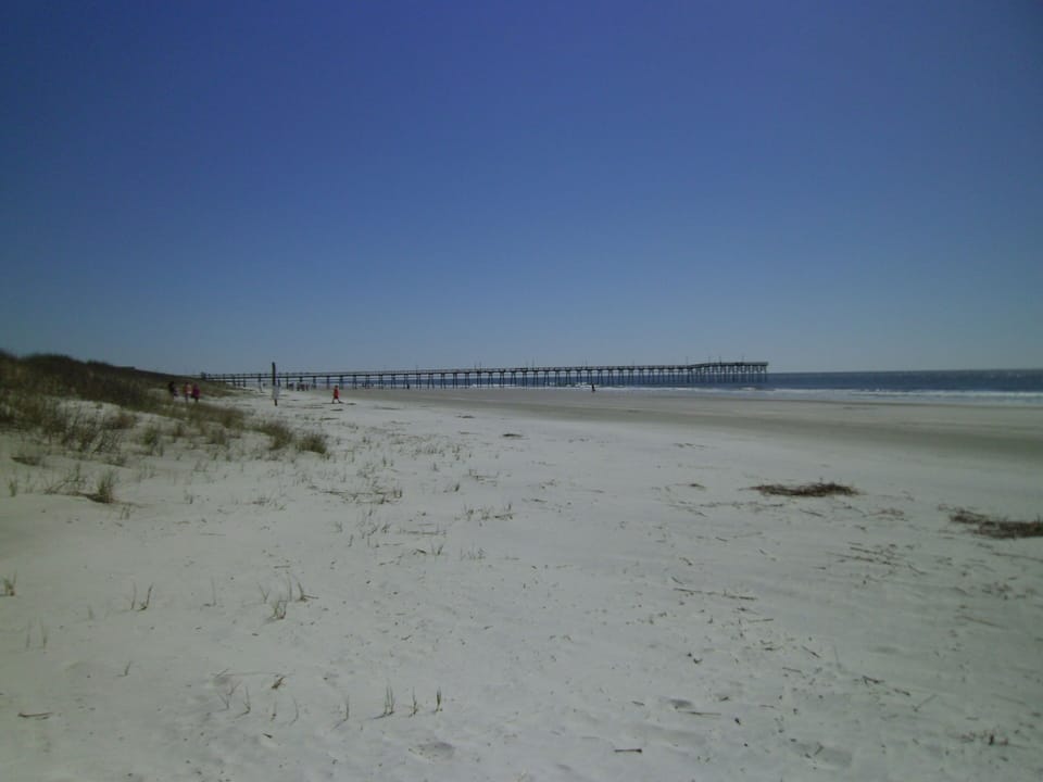 Mid tide view to east