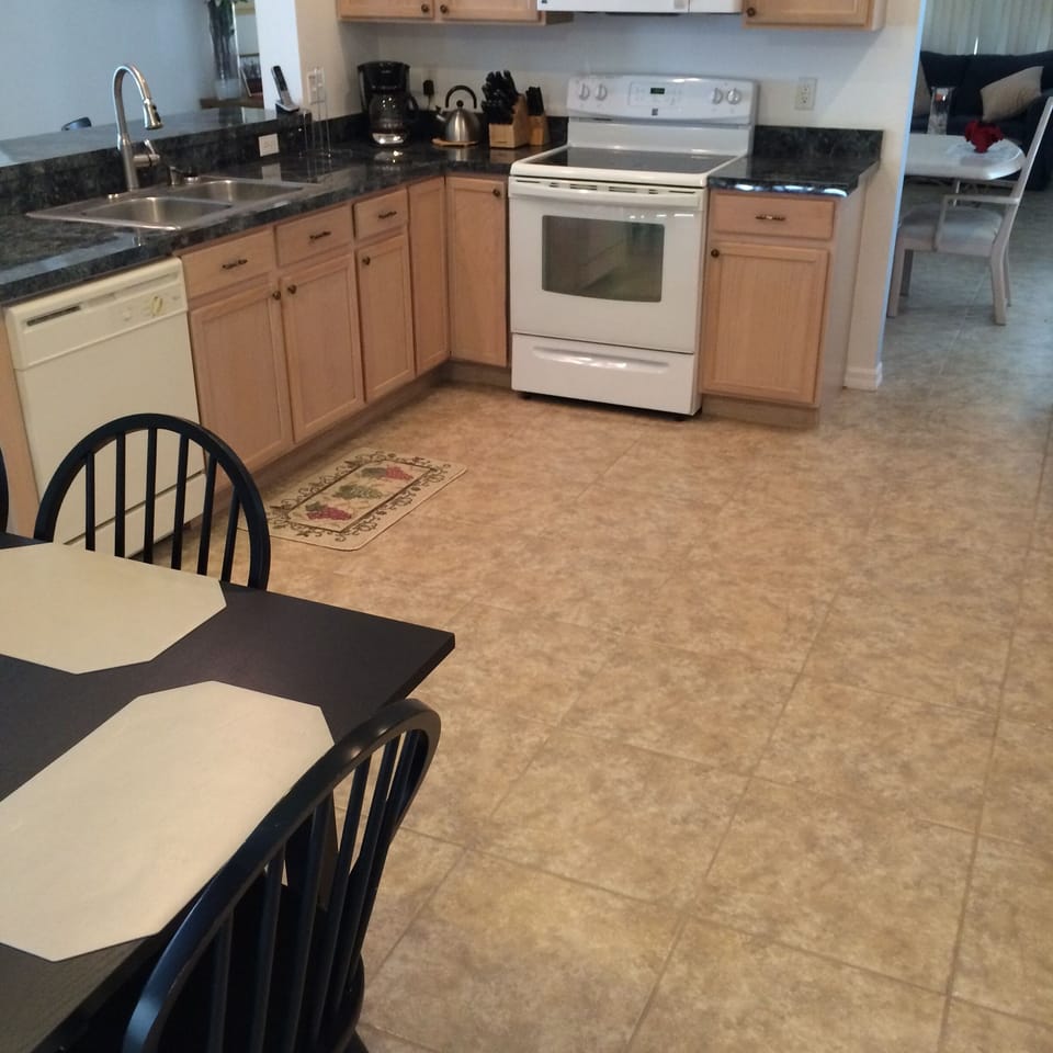 Large kitchen with all new appliances.