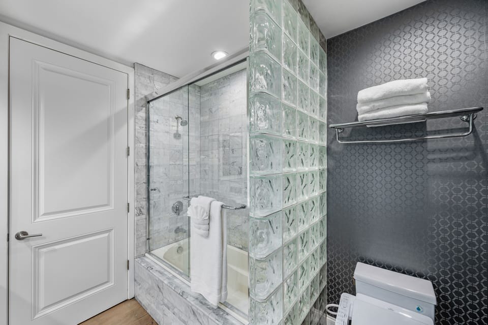 Master Bedroom with full bath. 
