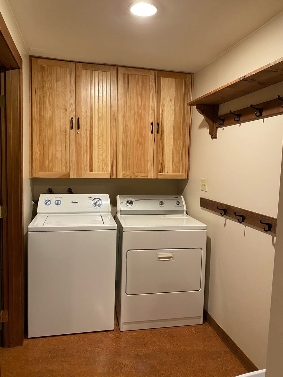 Laundry off the kitchen