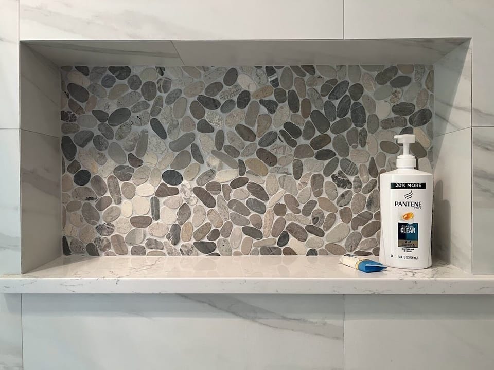 Pebble finishes