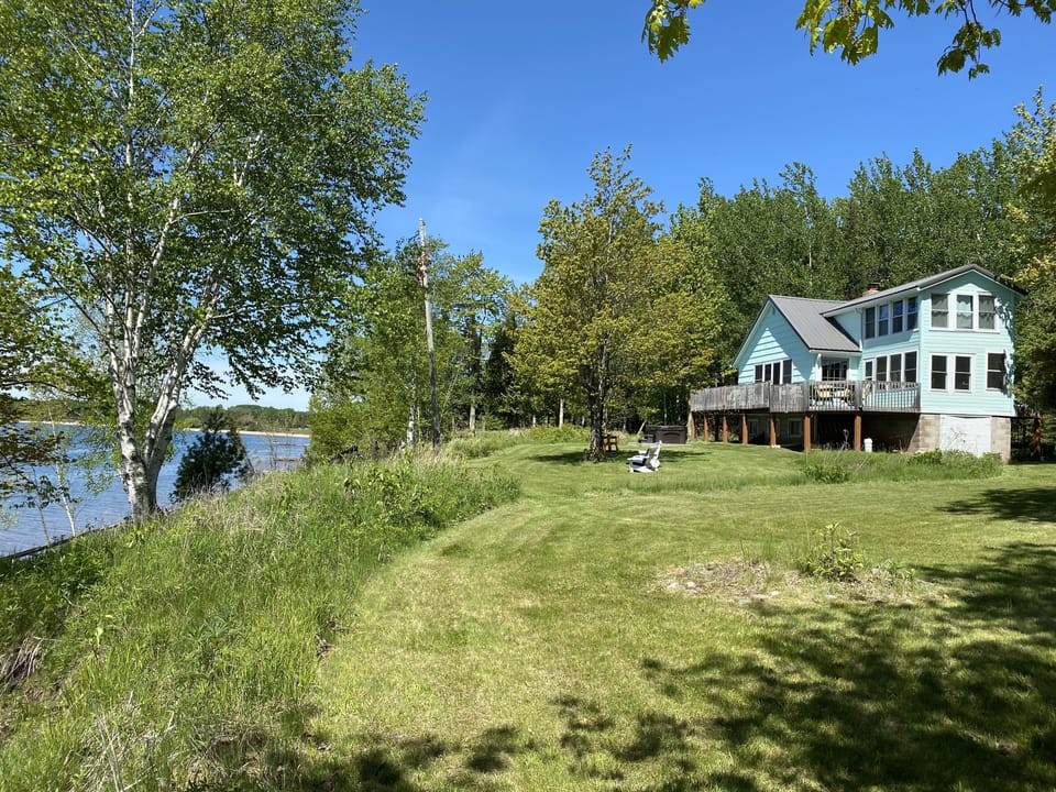 cottage is within steps of  Lake Superior