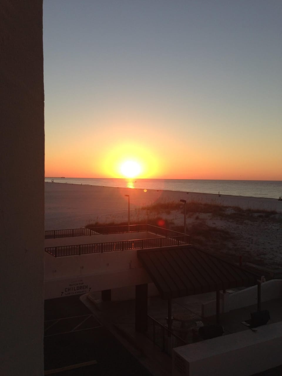 Sunset from balcony