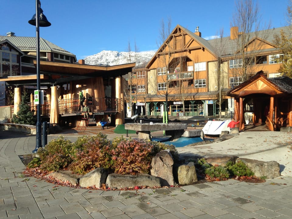 Natural playground steps from Northstar.