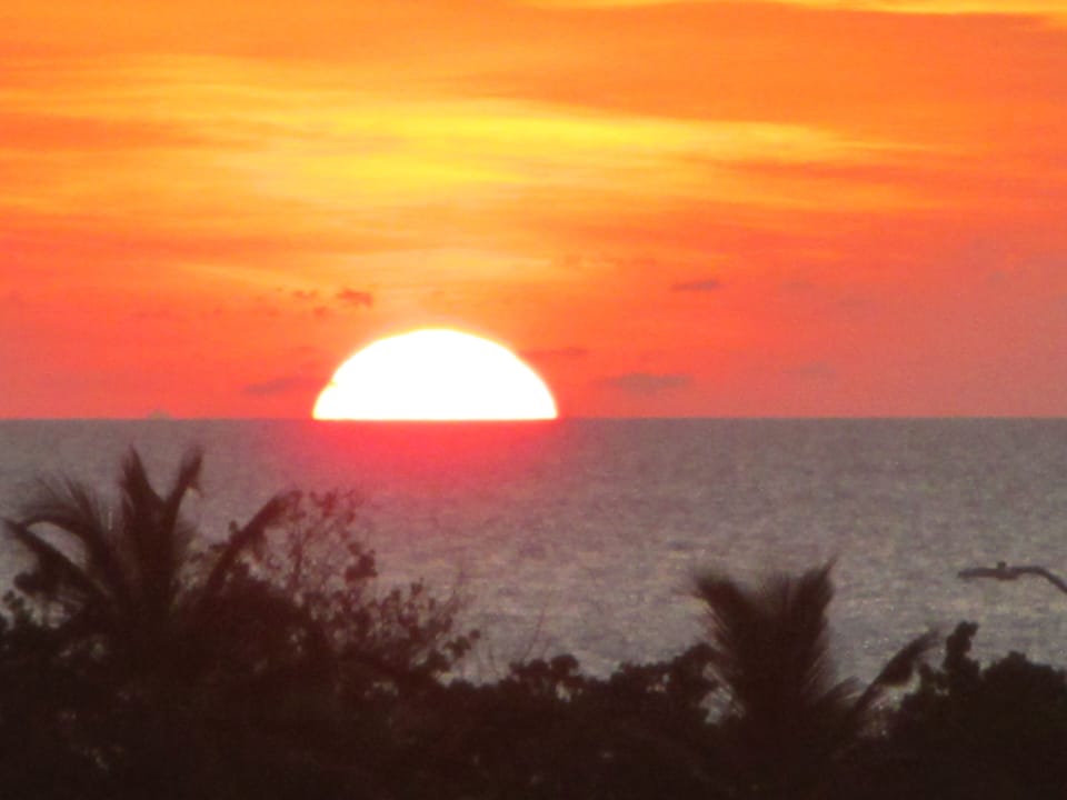 Sunset from the condo balcony