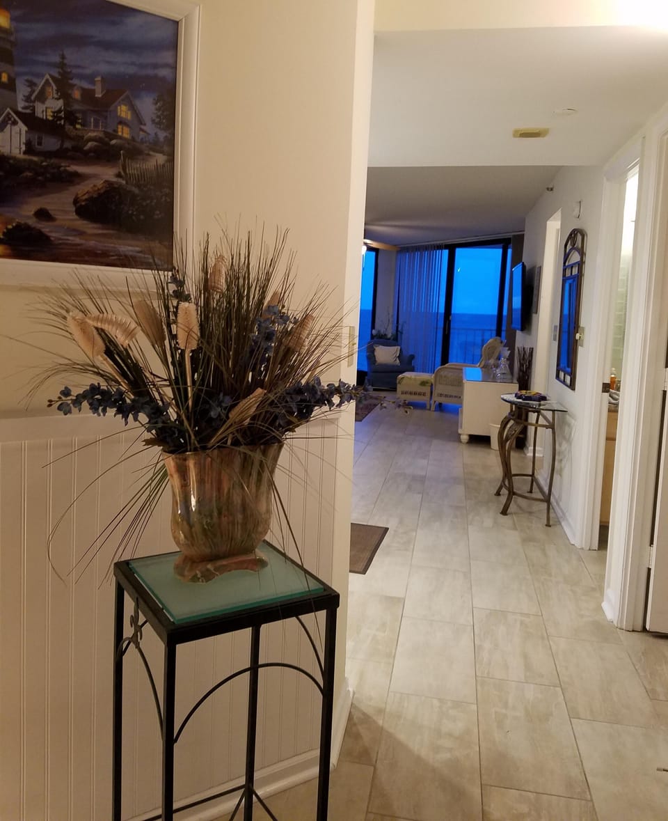 Welcome to our Place on the Beach.  Amazing Ocean View as soon as you enter door
