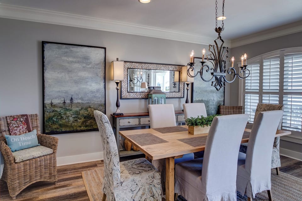 Plenty of seating for those meals cooked at home.