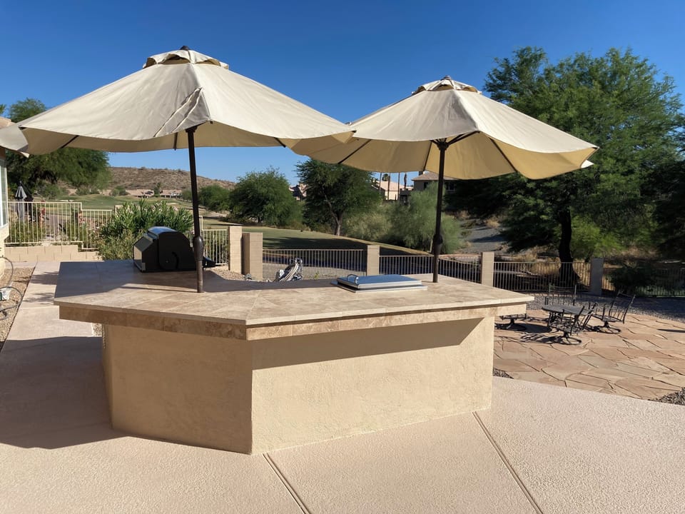 All new Barbecue Island, June 2023