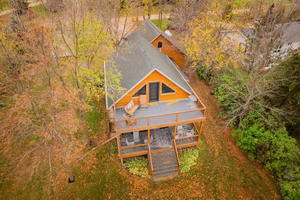 View from above the cabin.