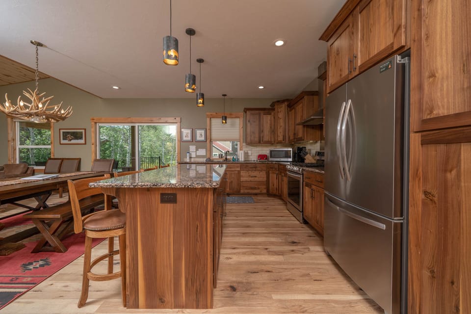 The kitchen is a joy to use, no matter how skillful the chef.