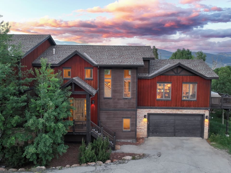 easy parking in the 2 car heated garage or expansive off-street driveway