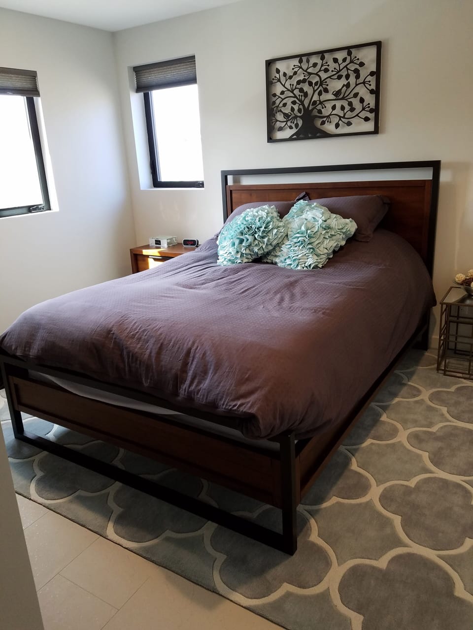 Your queen sized bed