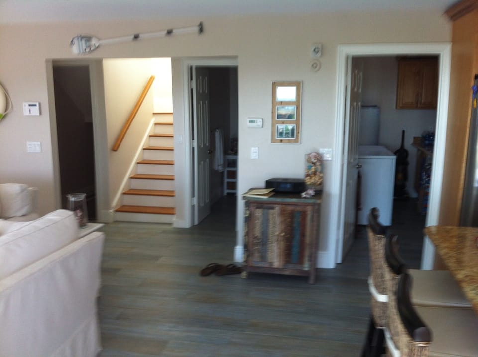 2nd Floor - laundry room entrance & full bath with shower 