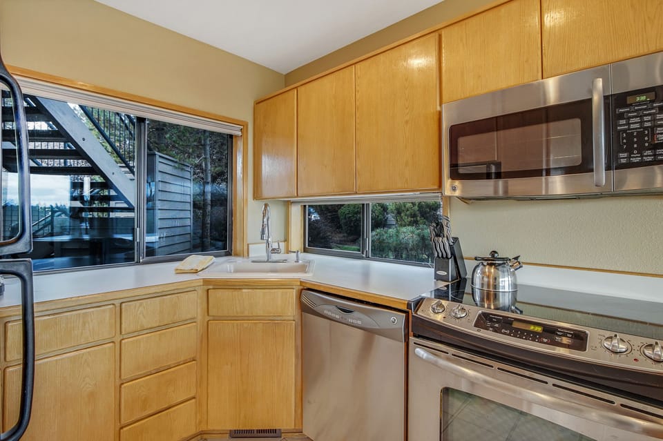 Kitchen with new appliances