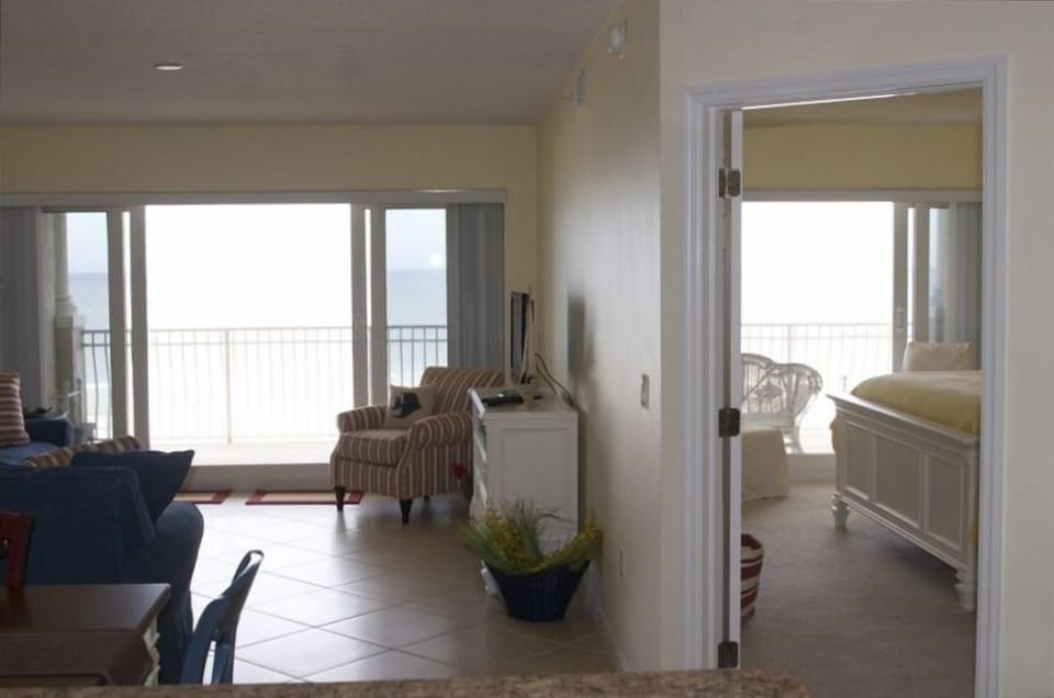 Entrance to balconies