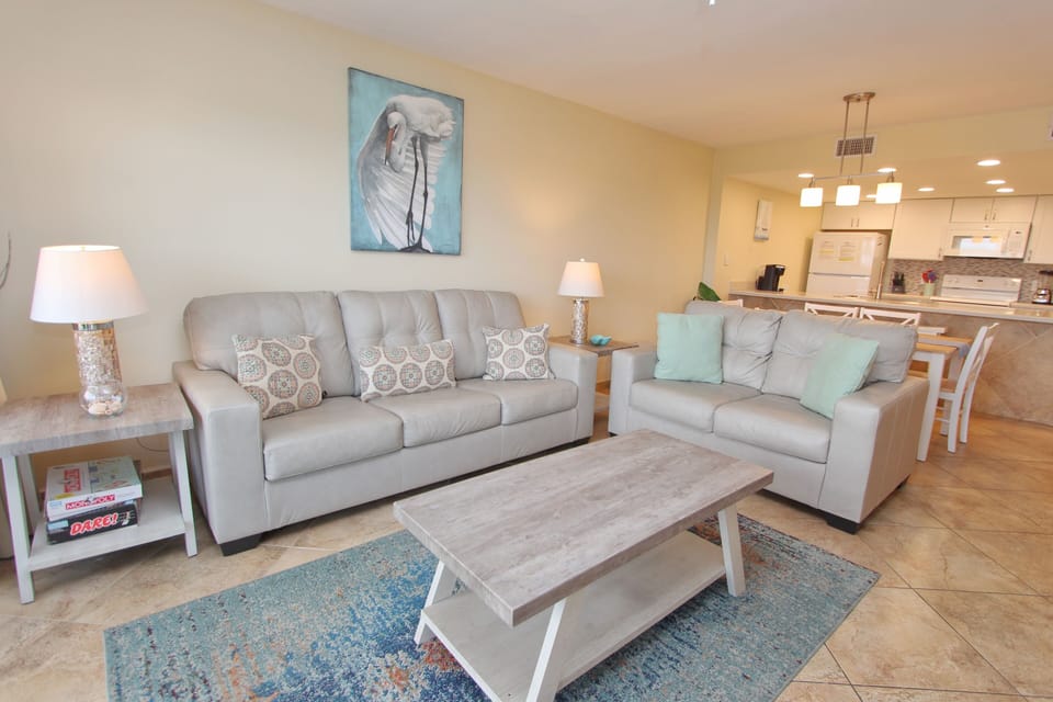 The Living Room Features a Sleeper Sofa