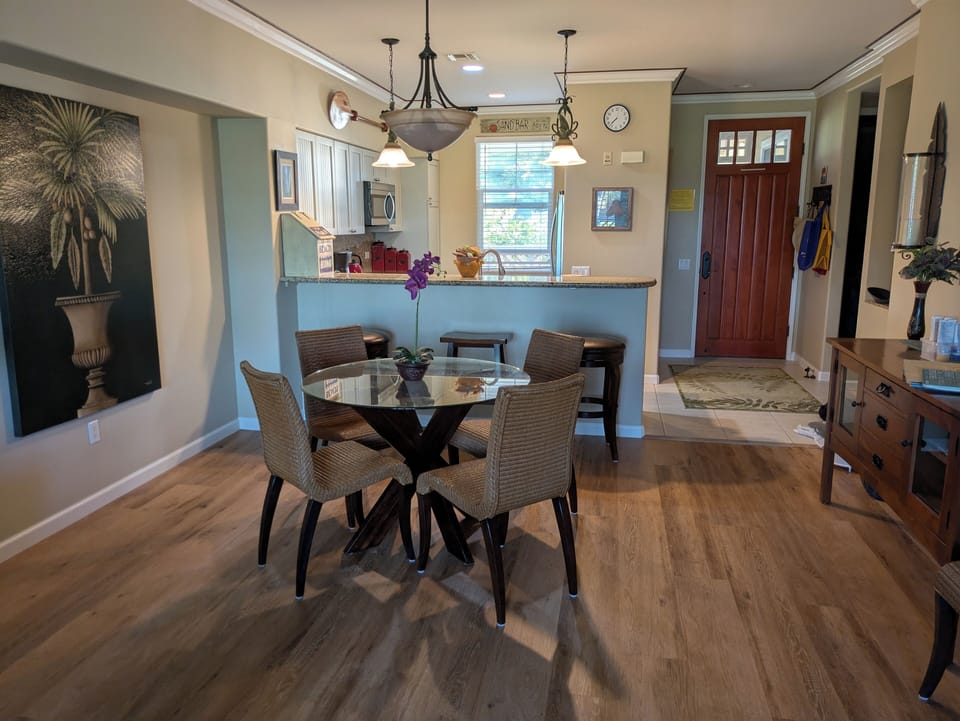 Sparkling new LVP floors