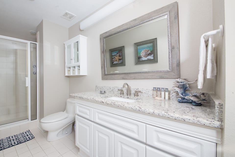 2nd Bedroom bath with walk in shower