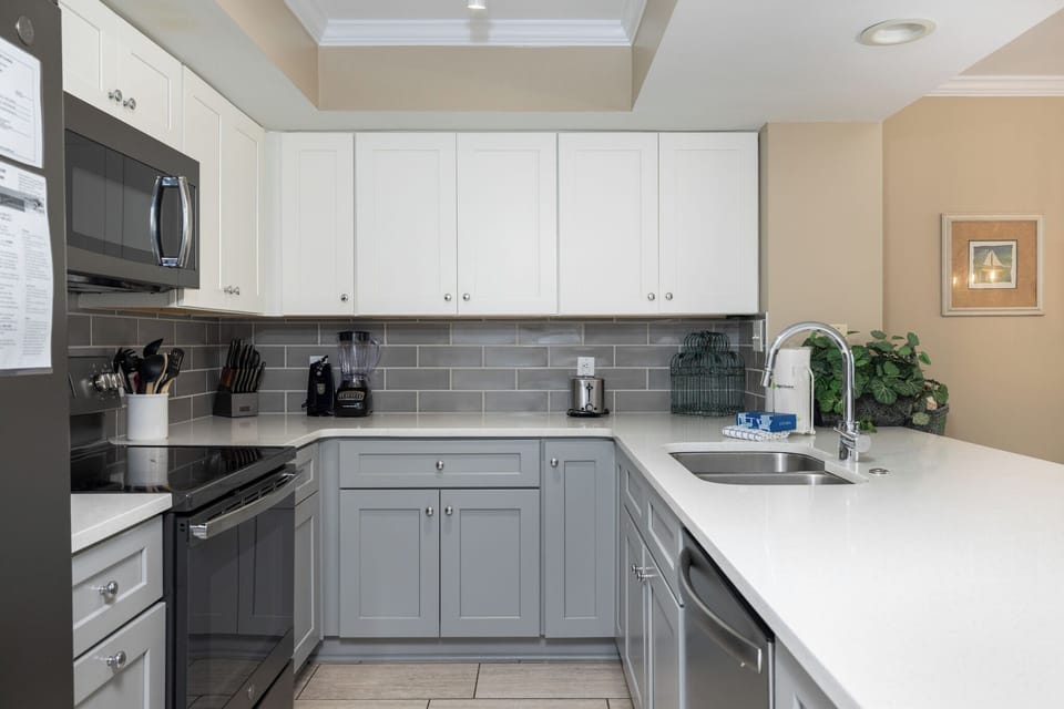 Prepare meals in your fully equipped kitchen