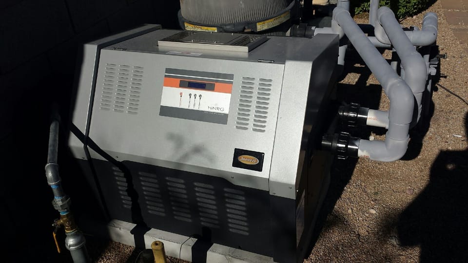 New 400,000 btu pool heater 