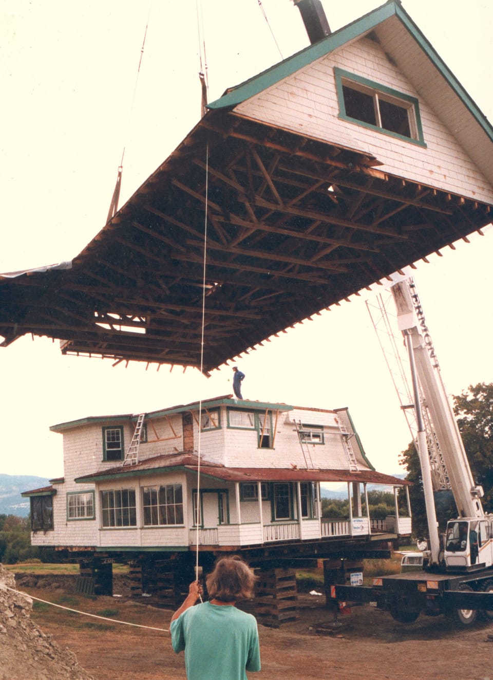 Spring cleaning; we'll get it back on by the time you get here.