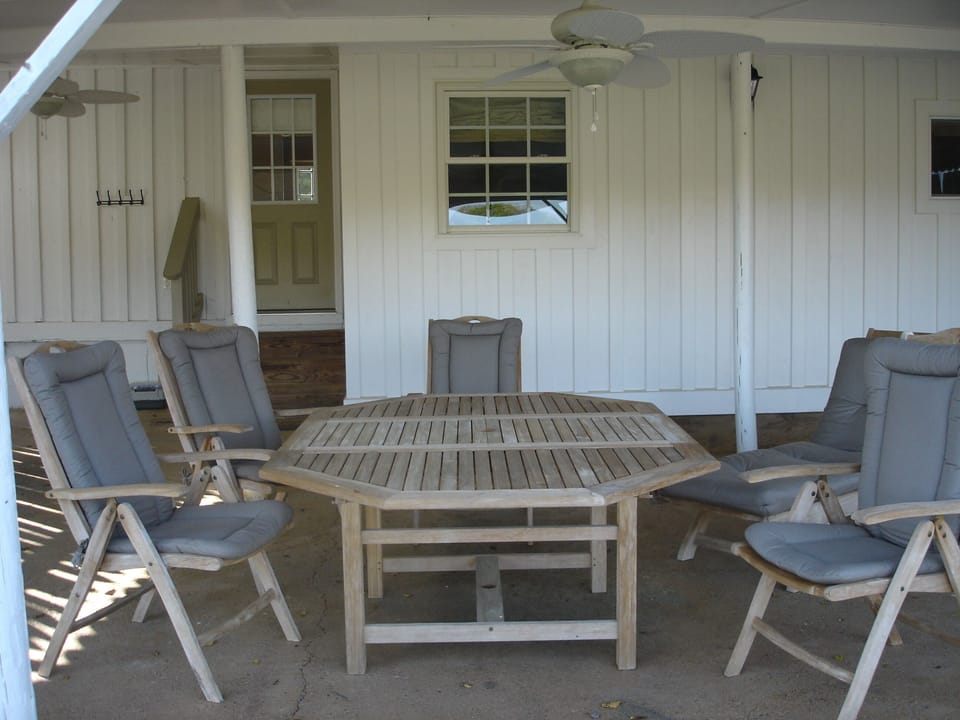 Patio and Back Entrance