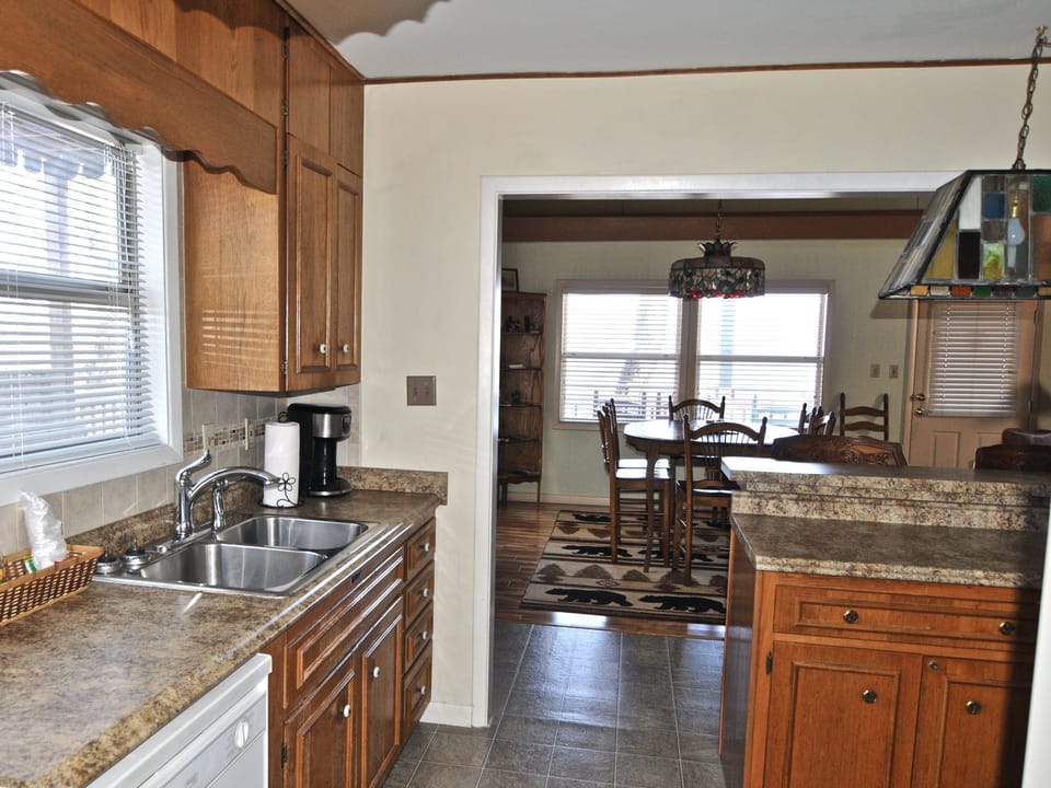 View from within Kitchen looking into Dining Room