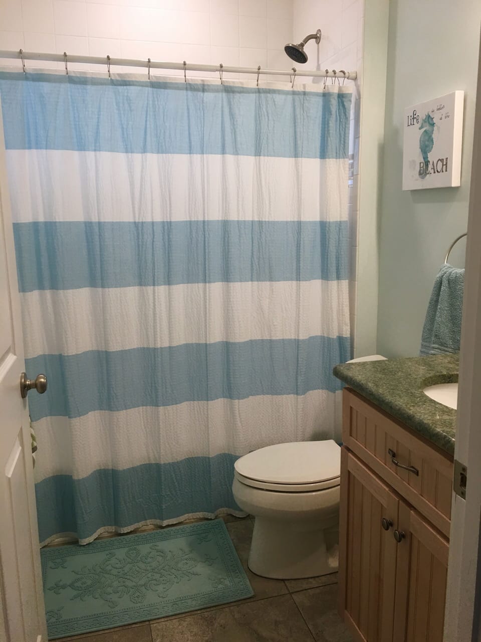 First floor full bath