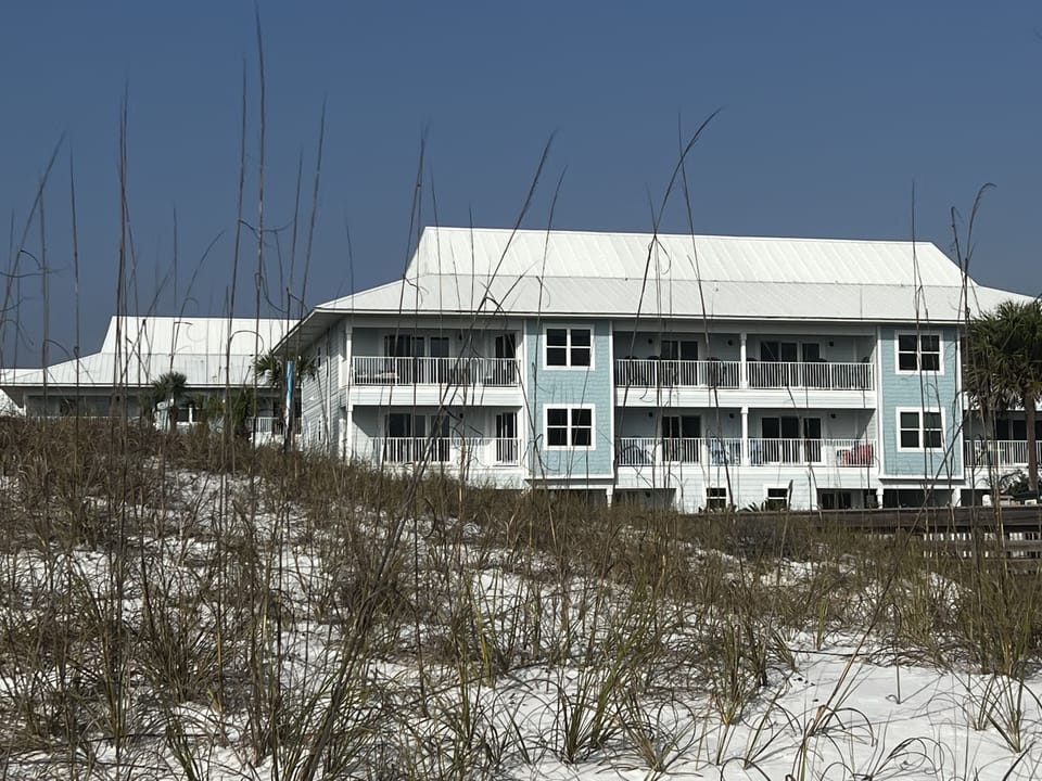 The Complex sits right adjacent to the beach, just a 5 min "toddler" walk