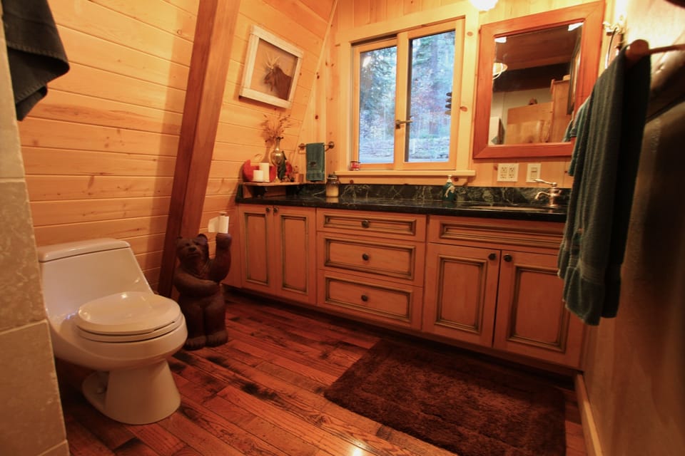 Bathrooms are roomy and comfortable...