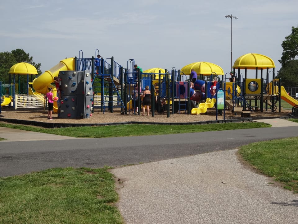 North Side Park Playground 125-127th Street - bay side. 5-10 mins by car. 