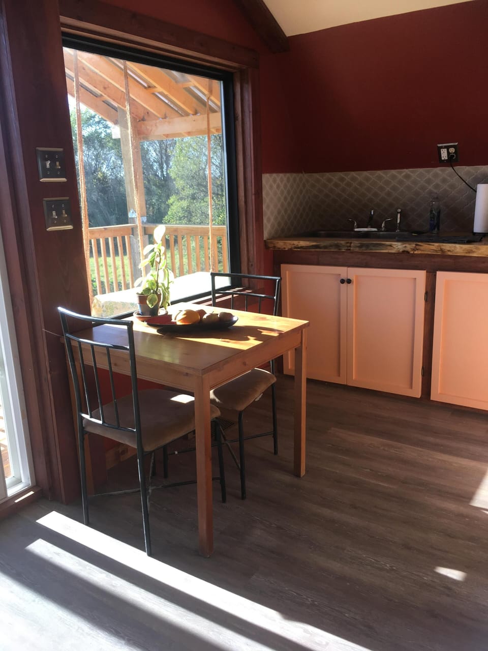 The kitchen.