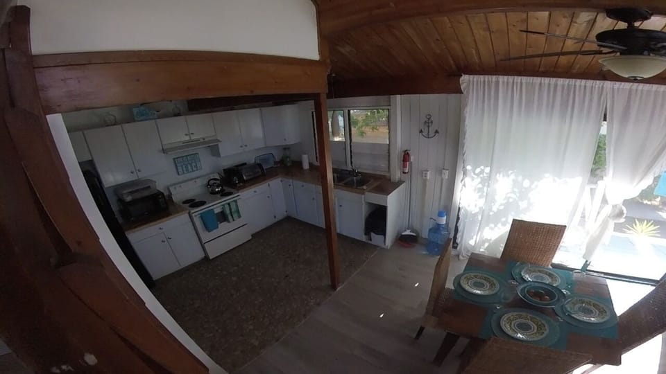 Kitchen and dining area