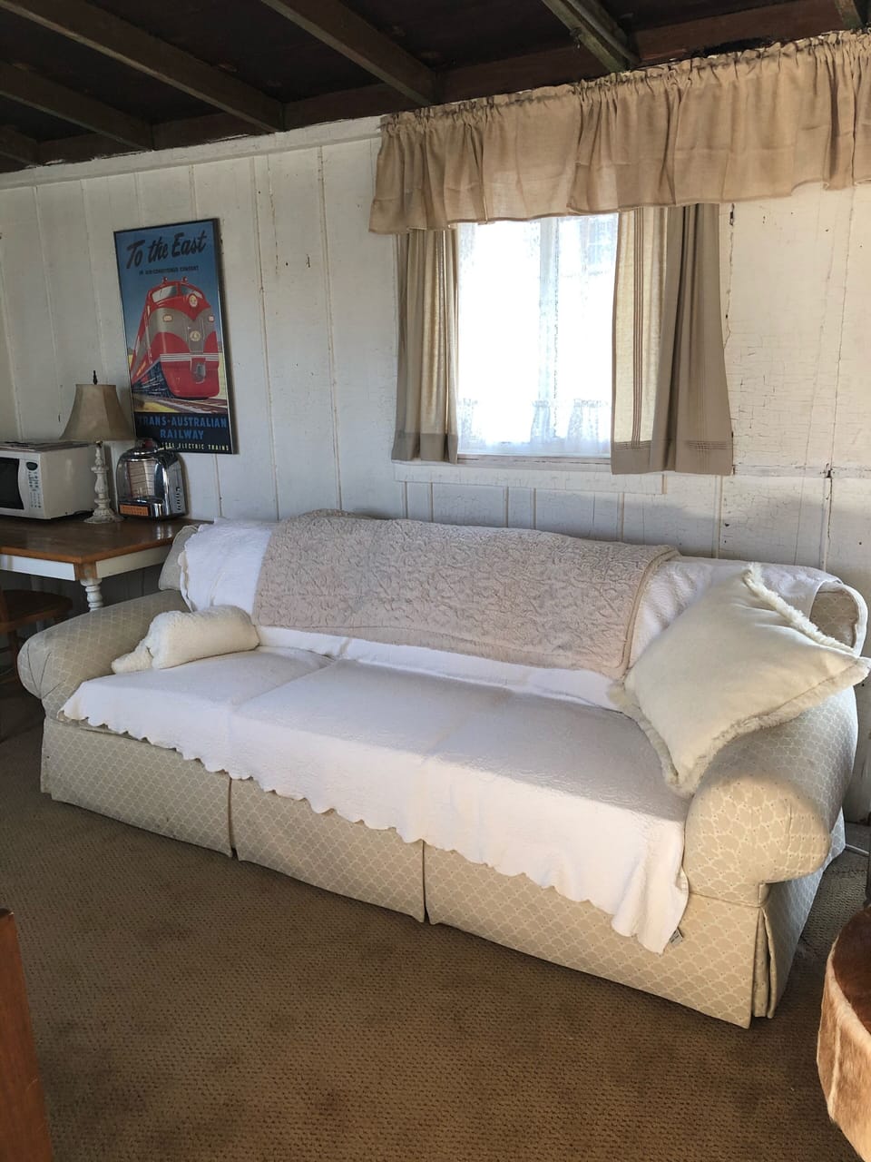 Seasonal Sugar Shack is ideal for warm weather periods for extra room.
