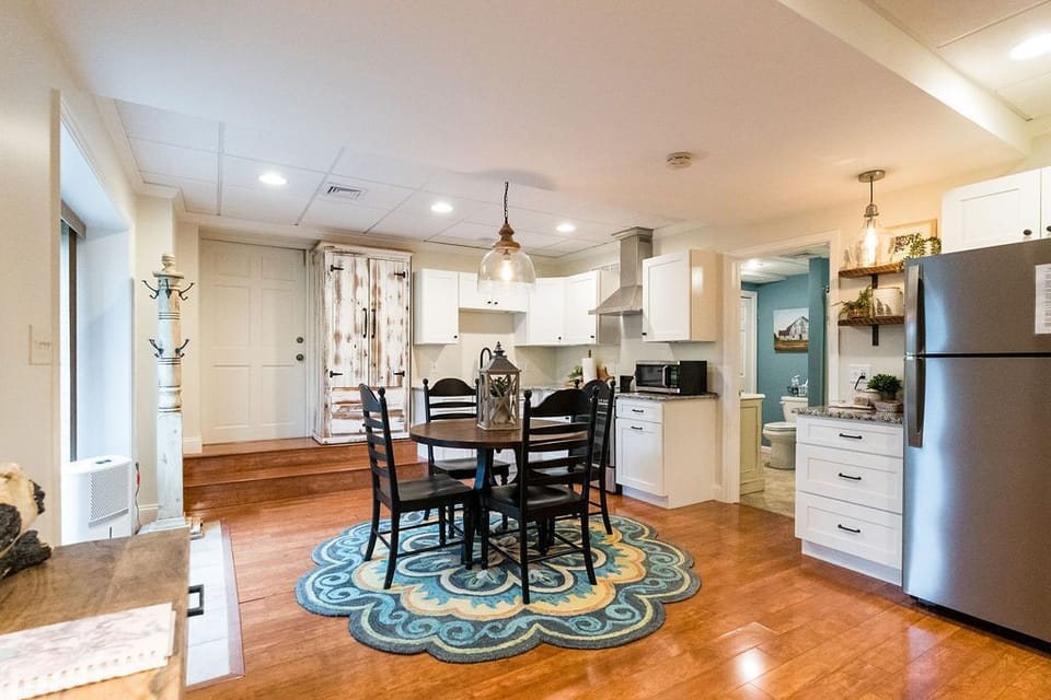 Dining and kitchen area