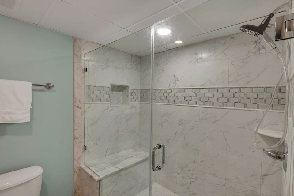 Beautiful, redone master shower