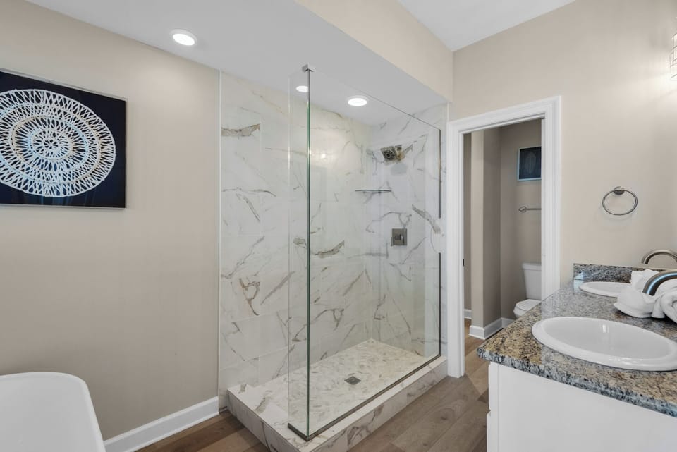 Walk in shower