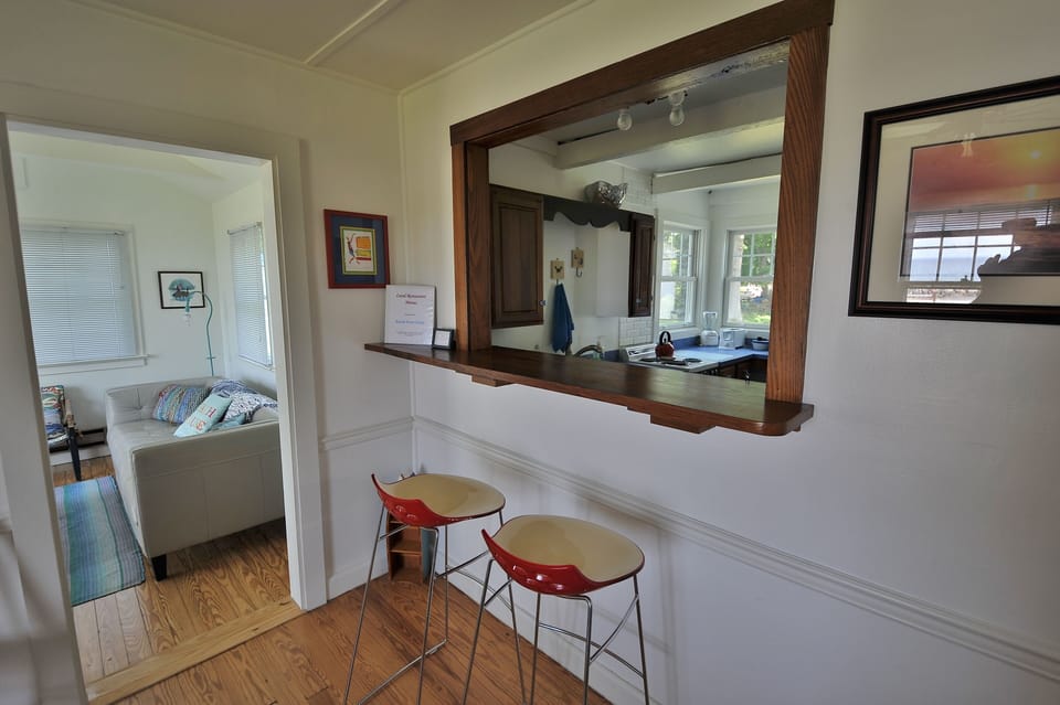 From dining room looking into kitchen and living room.